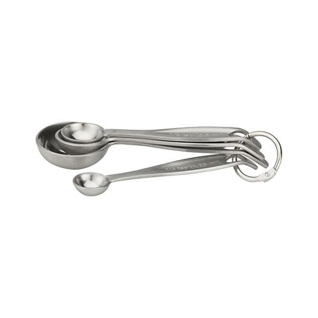 Set of 4 Stainless Steel Measuring Spoons