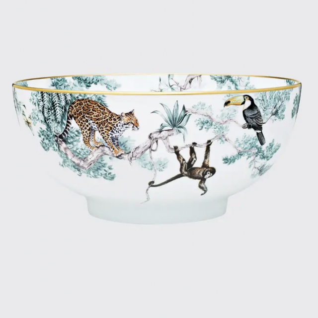 HermèsCarnets D'Equateur Large Salad Bowl