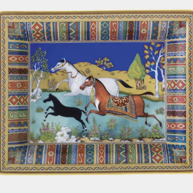 HermèsCheval D'Orient Change Tray