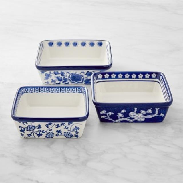 Williams Sonoma Ginger Jar Bakers, Set of 3