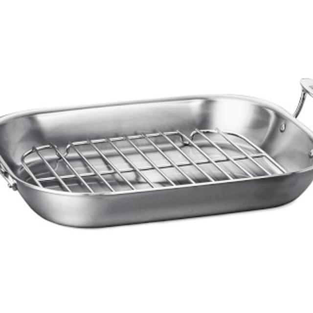 All-Clad Stainless-Steel Flared Roaster, Extra Large