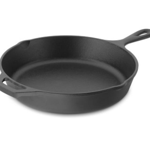 Lodge Round Cast-Iron Fry Pan, 10"