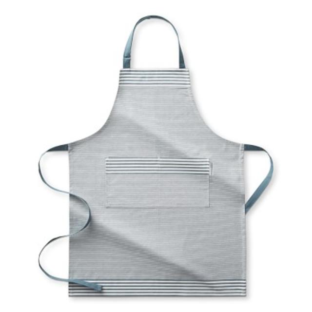 Williams Sonoma Bay Stripe Apron, French Blue