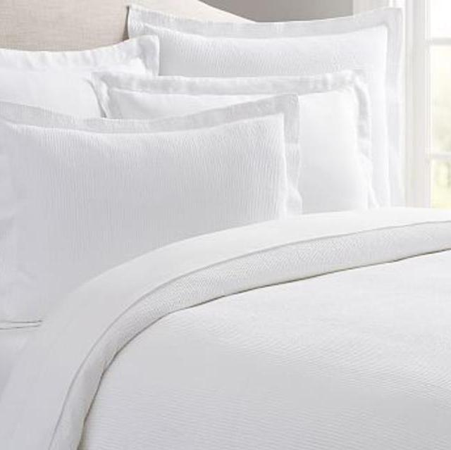 Taylor Matelasse Duvet Cover, King/Cal. King, White