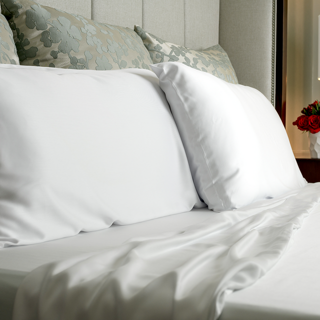 Premium Bamboo Sheets -White/Queen