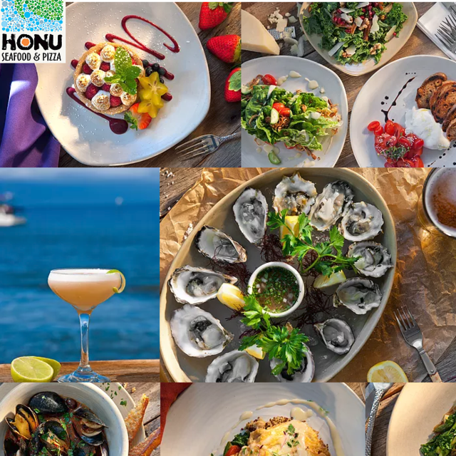 Honeymoon Lunch @ Honu Seafood & Pizza