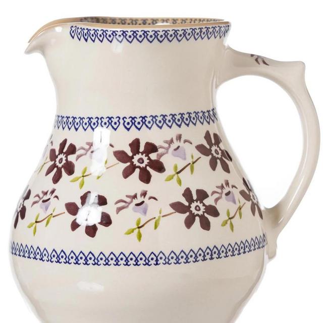 Mosse Pottery - Large Jug Clematis