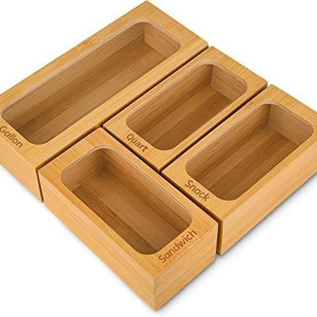 Ziplock Bag Storage Organizer for Drawer