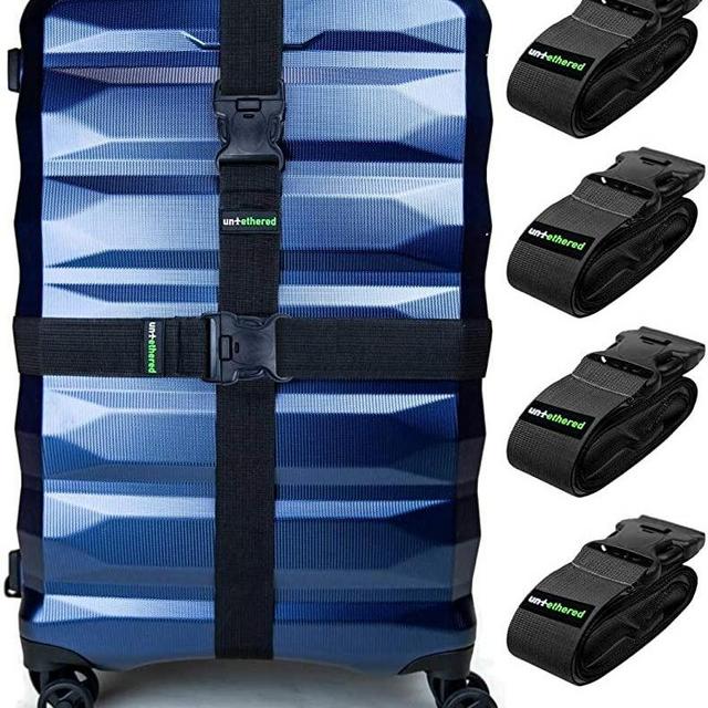 4-pk Luggage Straps