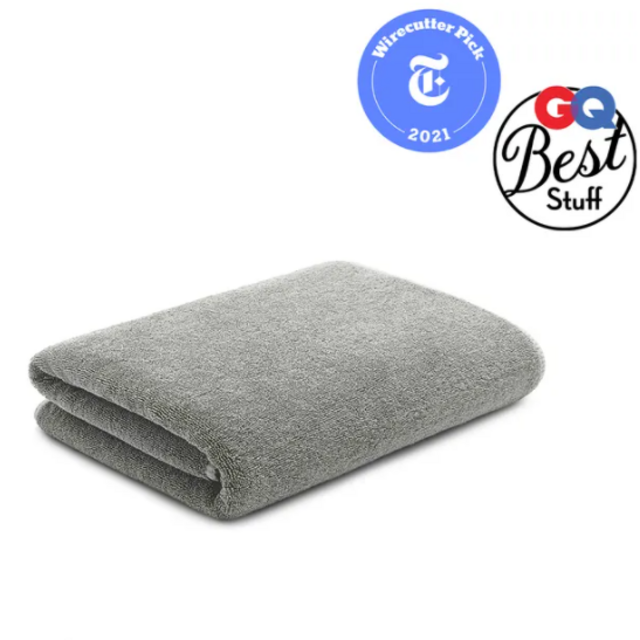 Riley Spa Bath Sheet in Smoke