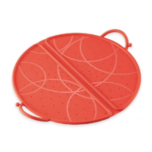 Kuhn Rikon Foldable Splatter Guard, 12-Inch, Red