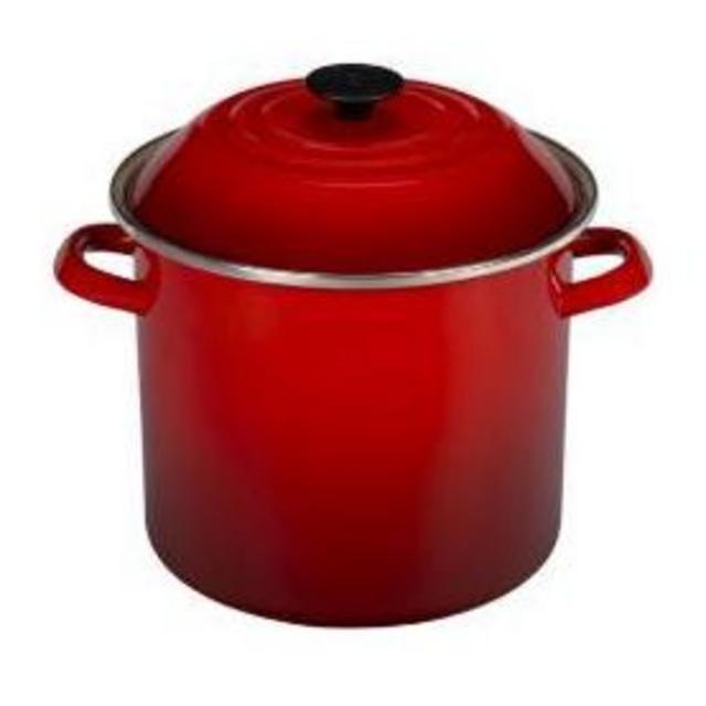 Le Crueset Stockpot, 16 qt. - Cerise