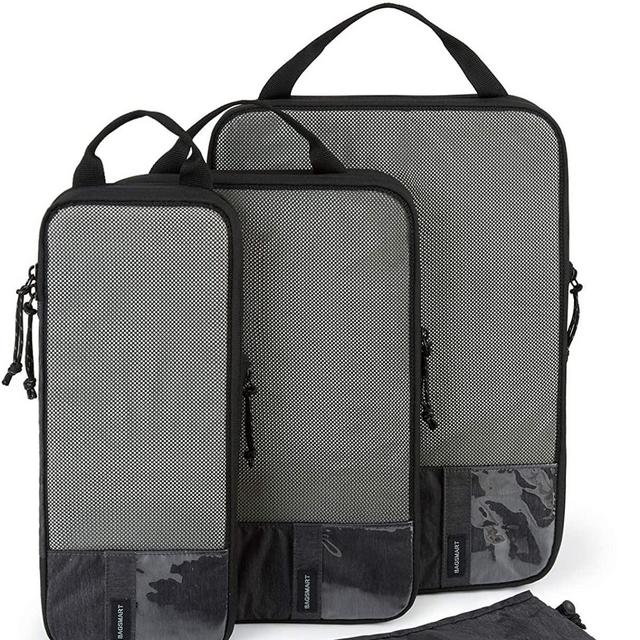 Compression Packing Cubes for Suitcases, BAGSMART 6 Set/4 Set/2 Set Travel Organizer Cubes for Travel Essentials, Expandable Luggage Suitcase Organizer Bags Set, Lightweight Packing Organizers as Travel Accessories for Women / Men