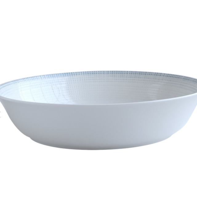 Bernardaud Saphir Bleu Open vegetable dish 34 oz 9.5"