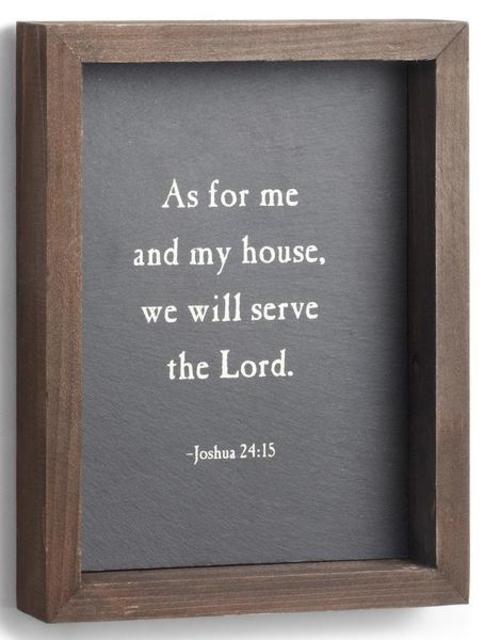 We Will Serve The Lord Wall Art