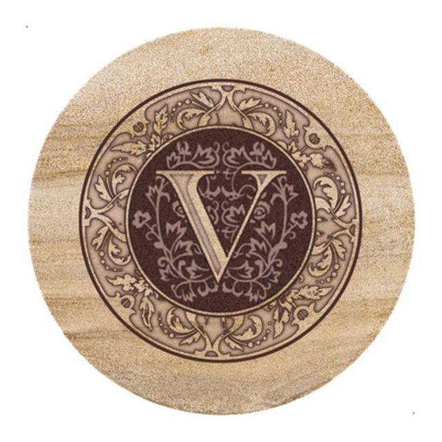Product description page - Thirstystone Monogram V Trivet