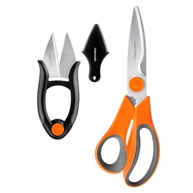 Product description page - Fiskars All-purpose and 5 Fast Prep Shears 2 Piece Set