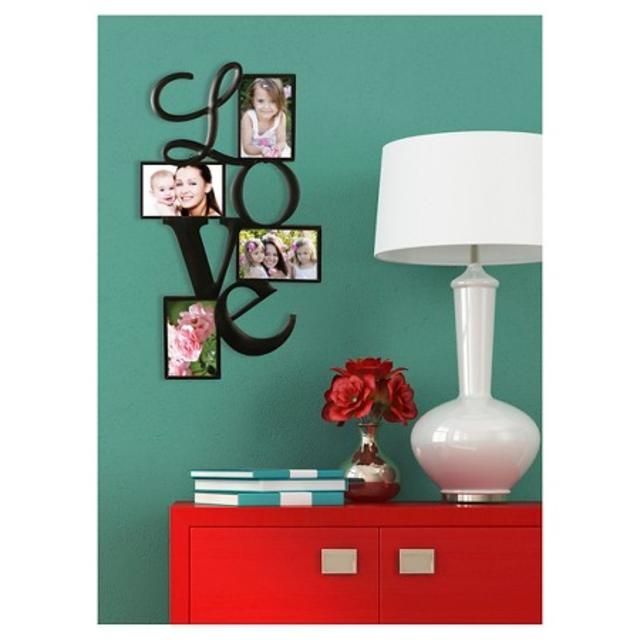 Product description page - Burnes 4-Opening Venetian Copper Love Collage Frame