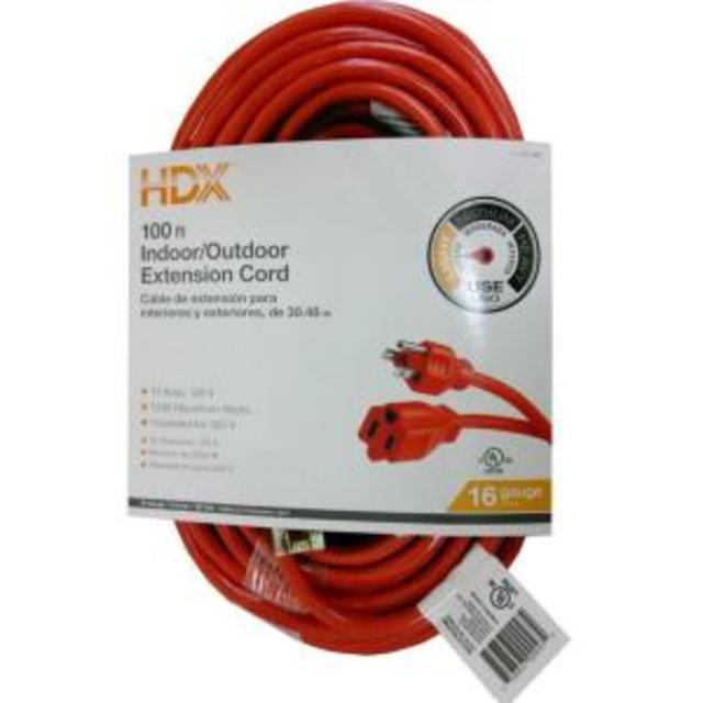 100 ft. 16/3 Extension Cord
