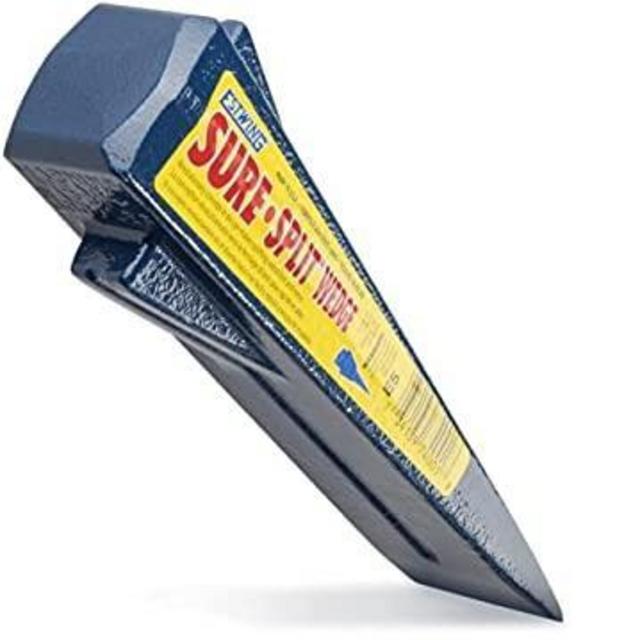Estwing E-5 5 Lb Sure Split Wedge , Blue & ESTWING Sure Strike Drilling/Crack Hammer - 2-Pound Sledge with Fiberglass Handle & No-Slip Cushion Grip - MRF2LB