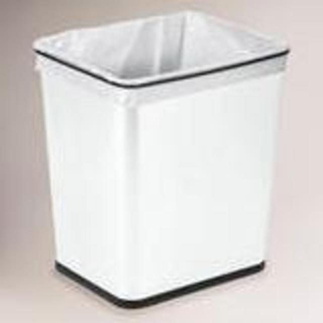 7-Gallon White Under the Sink Can