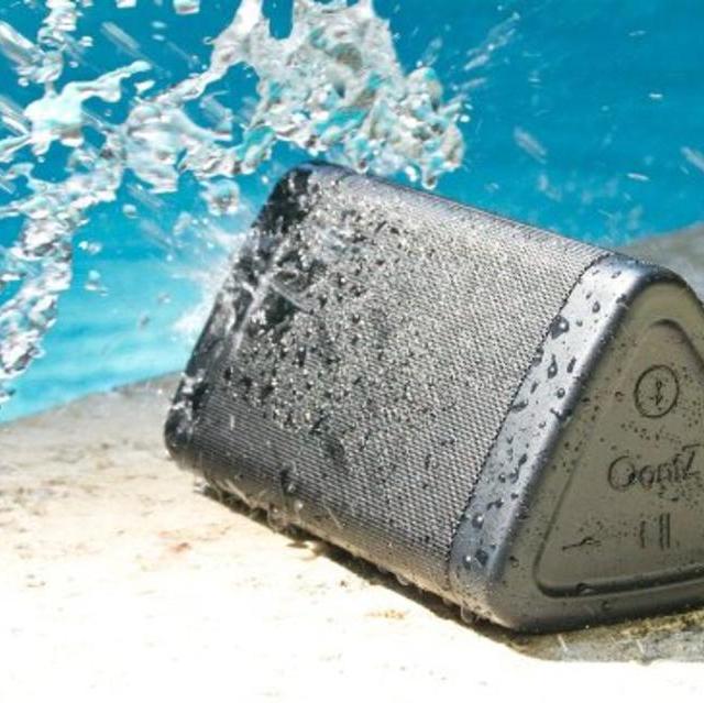 Cambridge SoundWorks OontZ Angle 3 Next Generation Ultra Portable Wireless Bluetooth Speaker : Louder Volume 10W+, More Bass, Water Resistant, Perfect Speaker for Golf, Beach, Shower & Home (Black)