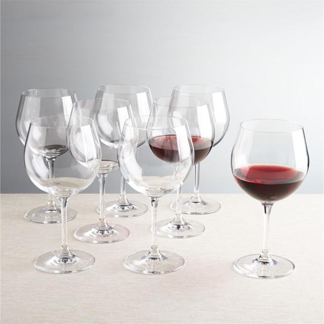 Set of 8 Viv Red Wine Glasses