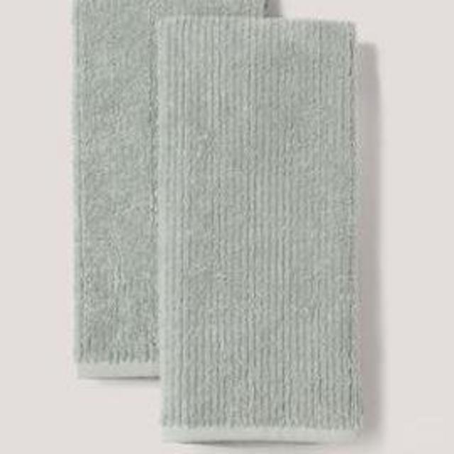 Spa Rib Organic Cotton Hand Towel - Mineral