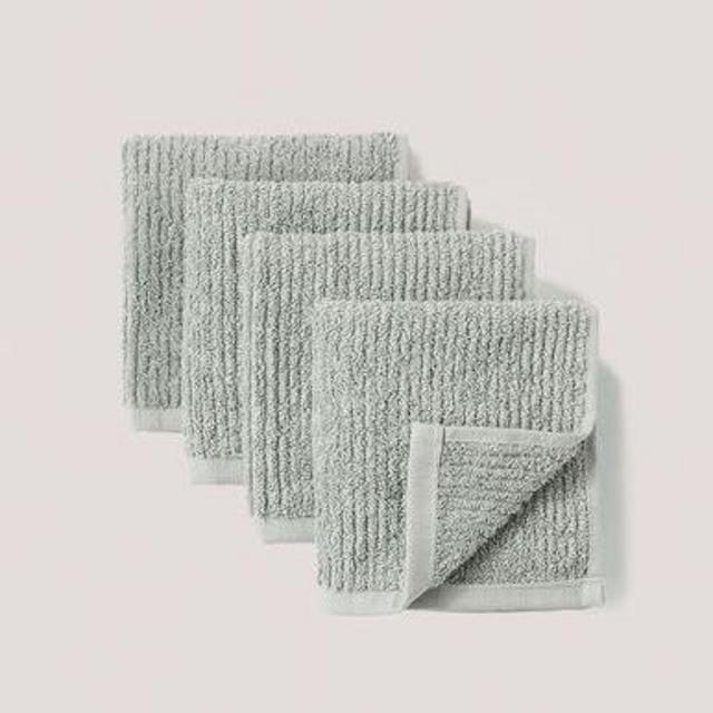 Spa Rib Organic Cotton Washcloth - Mineral