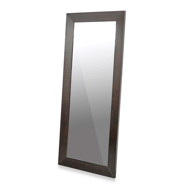 Daffodil Dark Brown Wood Frame Leaner Mirror