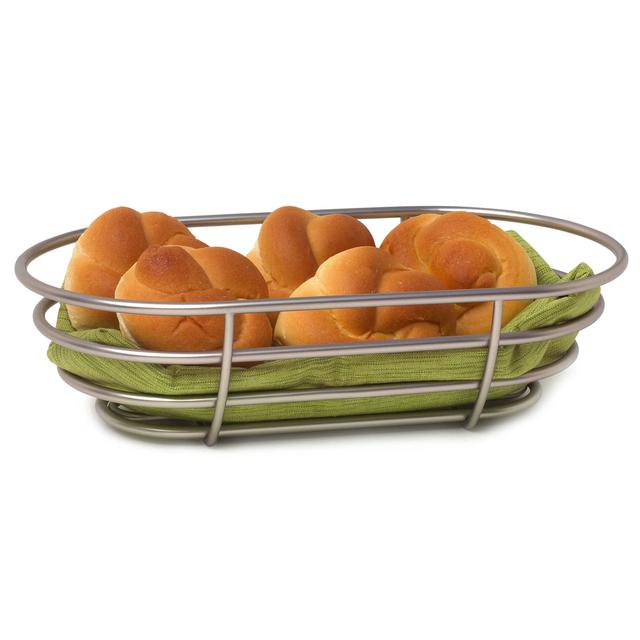 Spectrum™ Euro Bread Basket in Satin Nickel