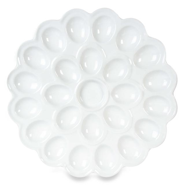 Everyday White® by Fitz and Floyd® Flower Egg Platter