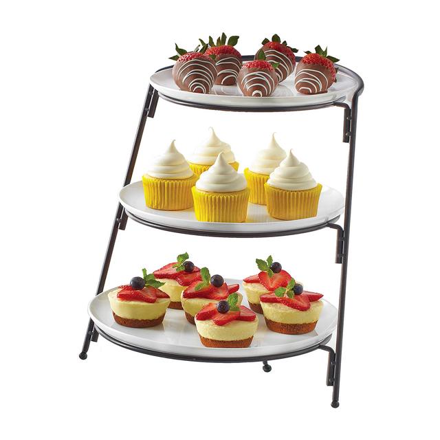 B. Smith 3-Tier Server with Graduated Size Plates