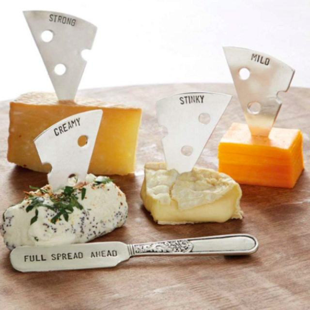 Mud Pie Cheese Marker and Spreader Set of 5