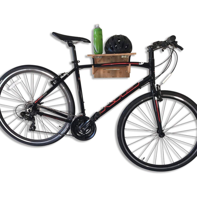 Bike Rack  | Bamboo Fold-Away Bicycle Mount | Made with Eco-Friendly Sustainable Bamboo