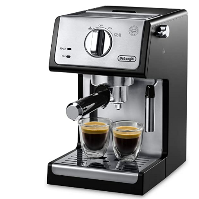 De'Longhi ECP3420 Bar Pump Espresso Machine, 15", Black