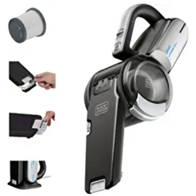 BLACK+DECKER 20V Max Handheld Vacuum, Cordless, Grey (BDH2000PL)