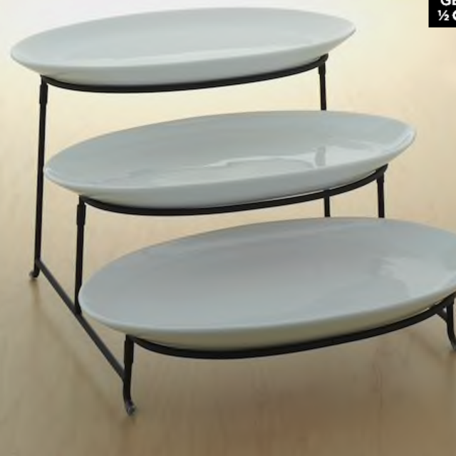 Food Network™ 3-pc. Tiered Plate Server