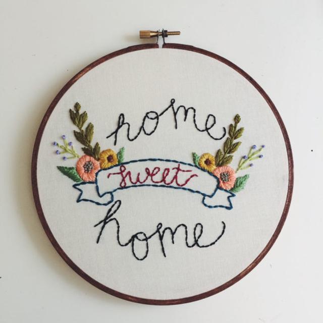 Home Sweet Home 7" Hoop