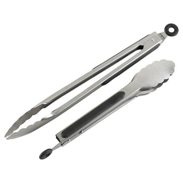 CHEFS Stainless-Steel Locking Tongs Set of 2