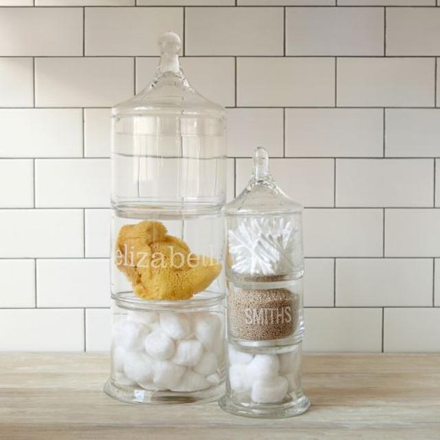 Small Stacked Apothecary Jar