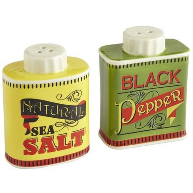 Vintage Design Salt & Pepper Shakers