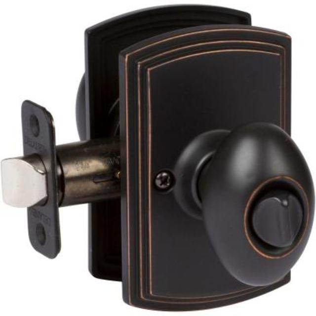 Italian Collection Canova Edged Bronze Bed and Bath Knob