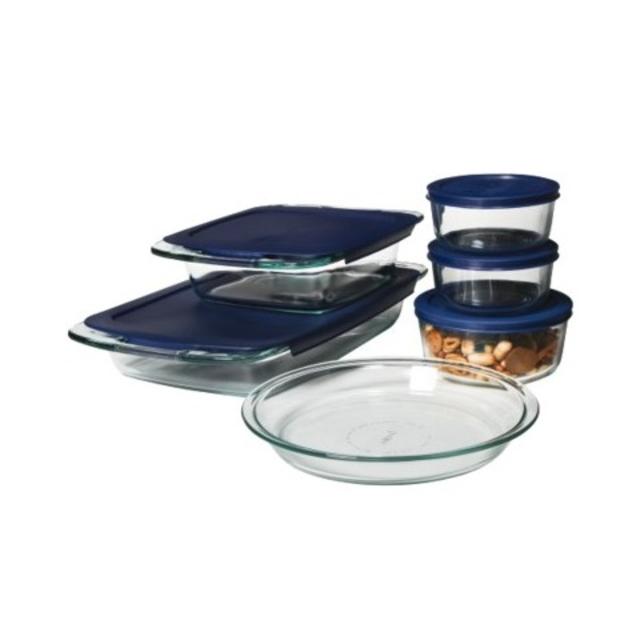 Pyrex Easy Grab 11 piece Bake N Store Set