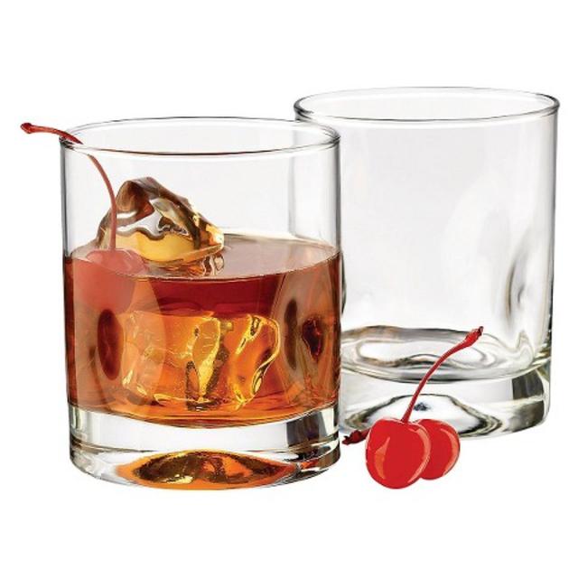 Threshold Telford 4pc Clear Glass Short Tumbler Set 11.75oz