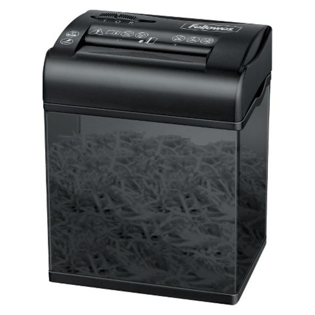 Fellowes 4 Sheet Cross Cut Shredder - Black