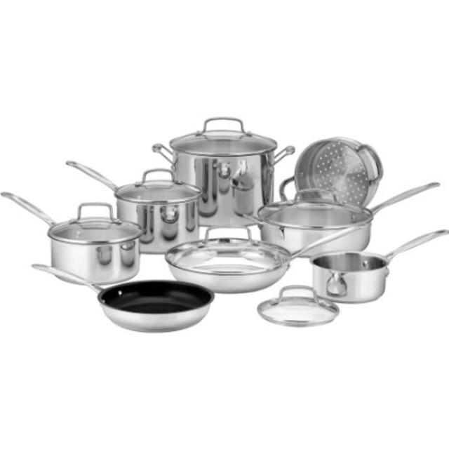 Cuisinart Chef's Classic Stainless 14-Piece Set, Stainless Steel