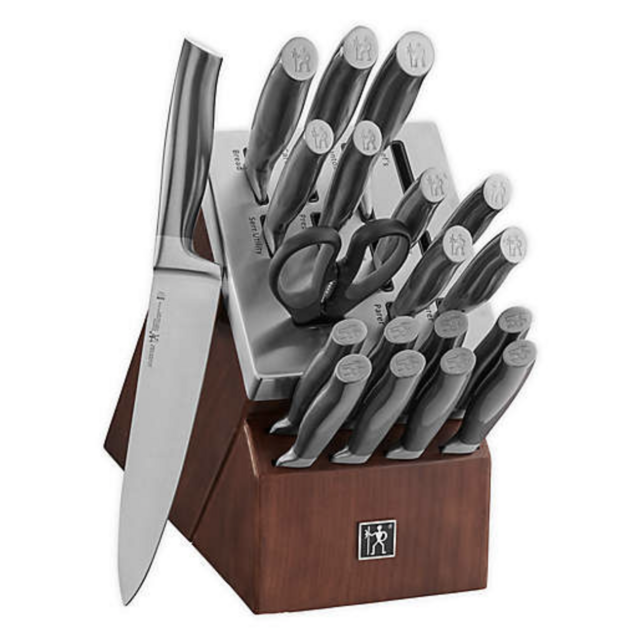 J.A. Henckels International Graphite 20-Piece Self-Sharpening Knife Block Set