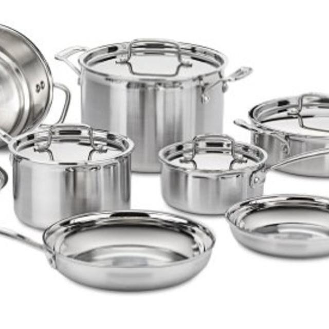 Cuisinart MCP-12N MultiClad Pro Stainless Steel 12-Piece Cookware Set