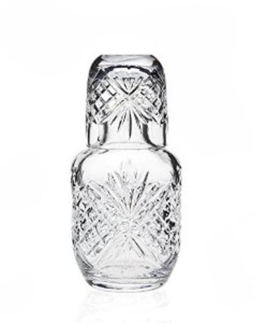 Dublin Crystal Bedside Night Carafe With Tumbler Glass